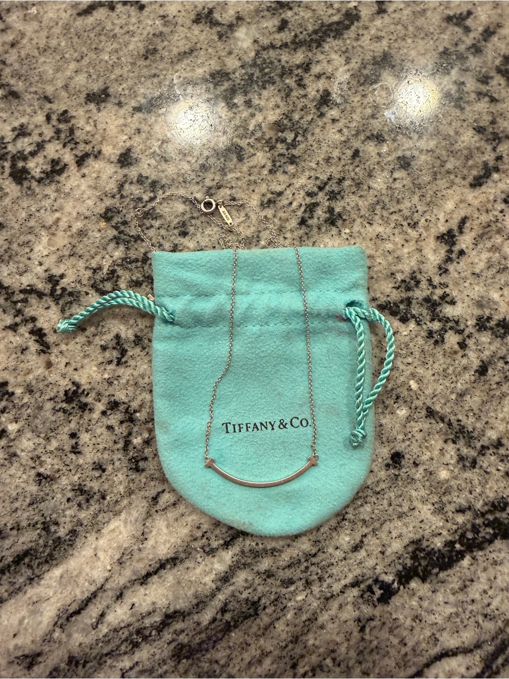 Tiffany T Smile Bar Small Necklace
Sterling Silver